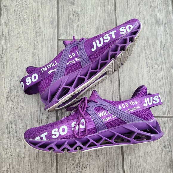 Women's Just So So Purple Athletic Sneakers Size US 9 EU 40 - Picture 9 of 12